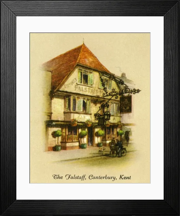 Framed Print : The Falstaff, Canterbury, Kent, 1936. Creator: Unknown Framed Print : The Falstaff, Canterbury, Kent, 1936. Creator: Unknown