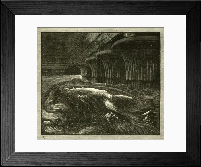 Framed Print : The Banquet of Nitocris, 1890. Creator: Unknown Framed Print : The Banquet of Nitocris, 1890. Creator: Unknown