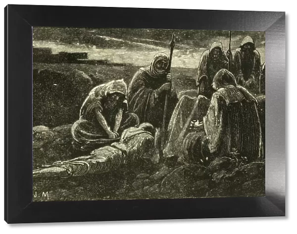 The Men of Jabesh Mourning Over the Grave of Saul and Jonathan, 1890. Creator: Unknown
