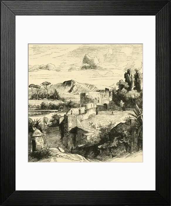 Framed Print : The Aurelian Wall, 1890. Creator: Unknown Framed Print : The Aurelian Wall, 1890. Creator: Unknown
