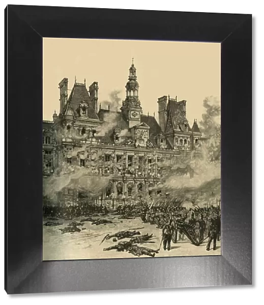 Capture of the Hotel de Ville, Paris, July Revolution, 1830 (c1890). Creator: Unknown