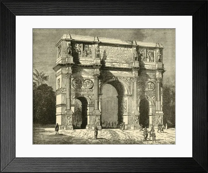 Framed Print : Arch of Constantine, 1890. Creator: Unknown Framed Print : Arch of Constantine, 1890. Creator: Unknown