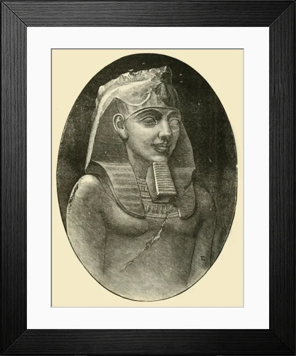 Framed Print : Rameses II, 1890. Creator: Unknown Framed Print : Rameses II, 1890. Creator: Unknown