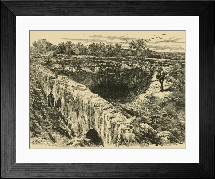 Framed Print : The Sepulchres of the Kings at Jerusalem, 1890. Creator: Unknown Framed Print : The Sepulchres of the Kings at Jerusalem, 1890. Creator: Unknown
