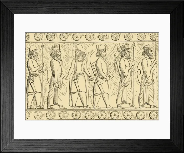 Framed Print : Soldiers, 1890. Creator: Unknown Framed Print : Soldiers, 1890. Creator: Unknown