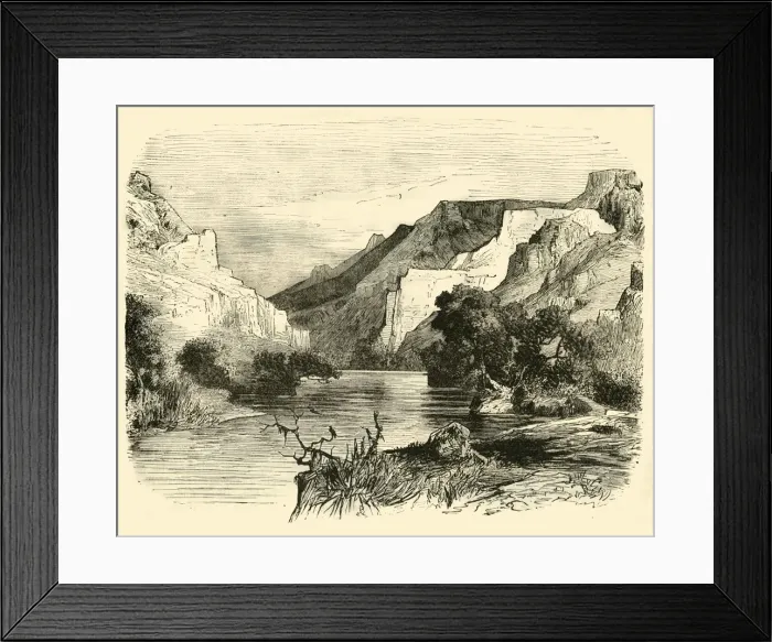 Framed Print : The Vale of Tempe, 1890. Creator: Unknown Framed Print : The Vale of Tempe, 1890. Creator: Unknown