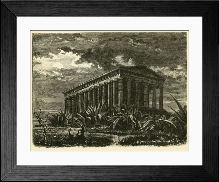 Framed Print : The Theseum at Athens, 1890. Creator: Unknown Framed Print : The Theseum at Athens, 1890. Creator: Unknown