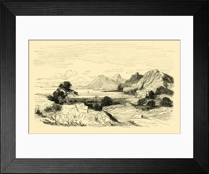 Framed Print : Pass of Thermopylae, 1890. Creator: Unknown Framed Print : Pass of Thermopylae, 1890. Creator: Unknown