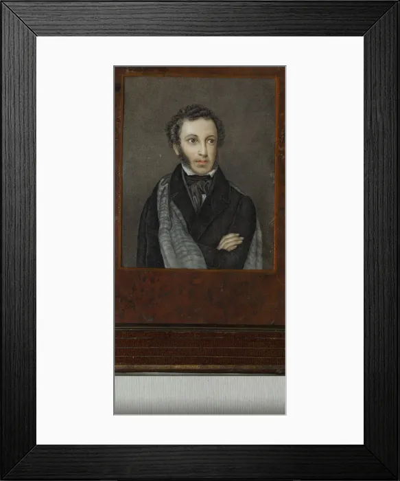 Framed Print : Portrait of the poet Alexander Sergeyevich Pushkin (1799-1837), First quarter of 19th cen Framed Print : Portrait of the poet Alexander Sergeyevich Pushkin (1799-1837), First quarter of 19th cen