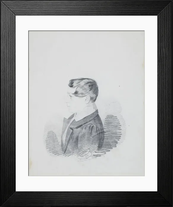 Framed Print : Portrait of Count Leonid Mikhailovich Golitsyn (1806-1860), 1830s. Creator: Hampeln Framed Print : Portrait of Count Leonid Mikhailovich Golitsyn (1806-1860), 1830s. Creator: Hampeln