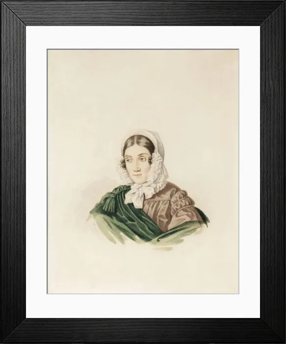 Framed Print : Portrait of Tatiana Petrovna Lvova (1789-1848), nee Poltoratskaya, 1830s. Creator: Hampeln Framed Print : Portrait of Tatiana Petrovna Lvova (1789-1848), nee Poltoratskaya, 1830s. Creator: Hampeln