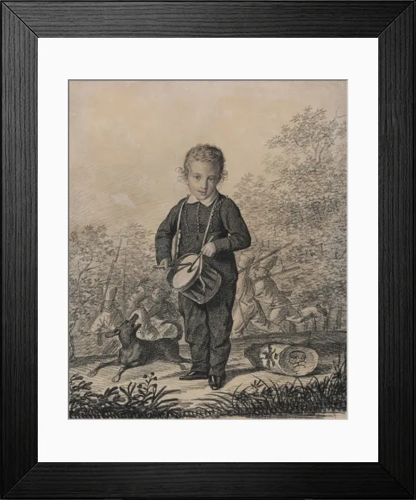 Framed Print : Portrait of Timofey Korsakov, Early 1820s. Creator: Hampeln, Carl, von (1794-after 1880) Framed Print : Portrait of Timofey Korsakov, Early 1820s. Creator: Hampeln, Carl, von (1794-after 1880)