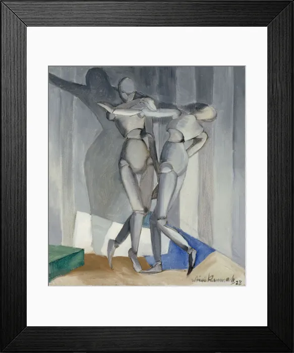 Framed Print : The Grey Dance, 1928. Creator: Kunnas, Vaino (1896-1929) Framed Print : The Grey Dance, 1928. Creator: Kunnas, Vaino (1896-1929)
