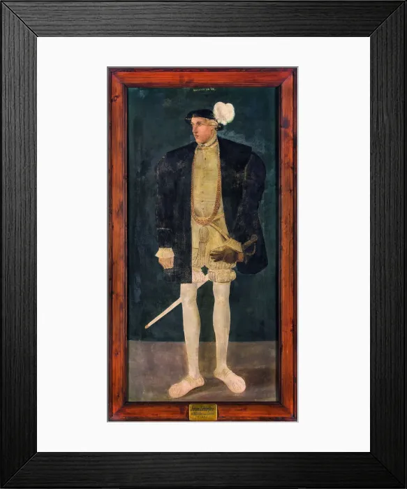 Framed Print : Portrait of Johann V (Hanns) of Liechtenstein. Creator: Anonymous Framed Print : Portrait of Johann V (Hanns) of Liechtenstein. Creator: Anonymous