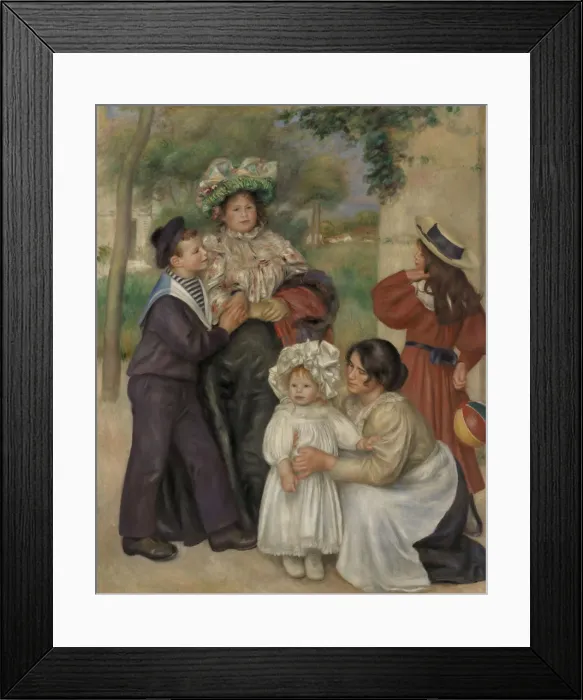Framed Print : The Artists Family (La Famille de l artiste), 1896. Creator: Renoir, Pierre Auguste (1841-1919) Framed Print : The Artists Family (La Famille de l artiste), 1896. Creator: Renoir, Pierre Auguste (1841-1919)