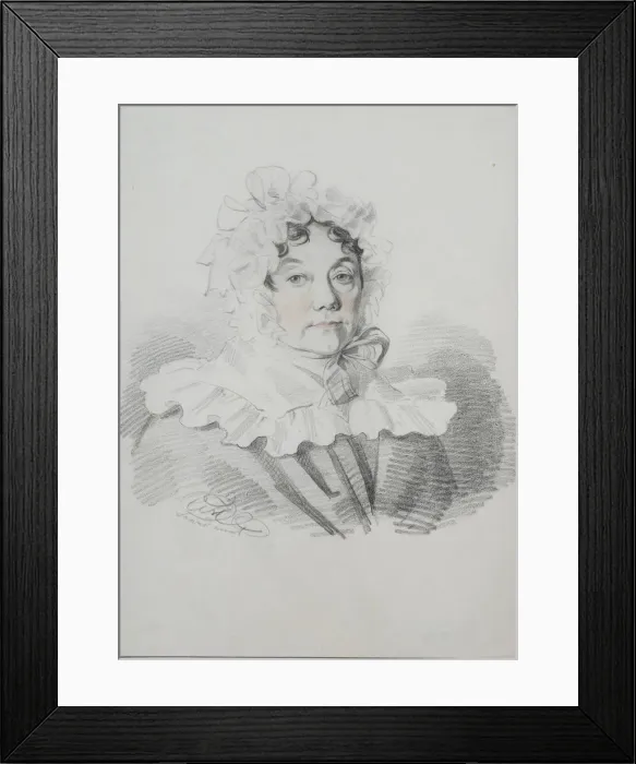 Framed Print : Portrait of Maria Ivanovna Rimskaya-Korsakova, nee Naumova (1764-1832), 1820s Framed Print : Portrait of Maria Ivanovna Rimskaya-Korsakova, nee Naumova (1764-1832), 1820s