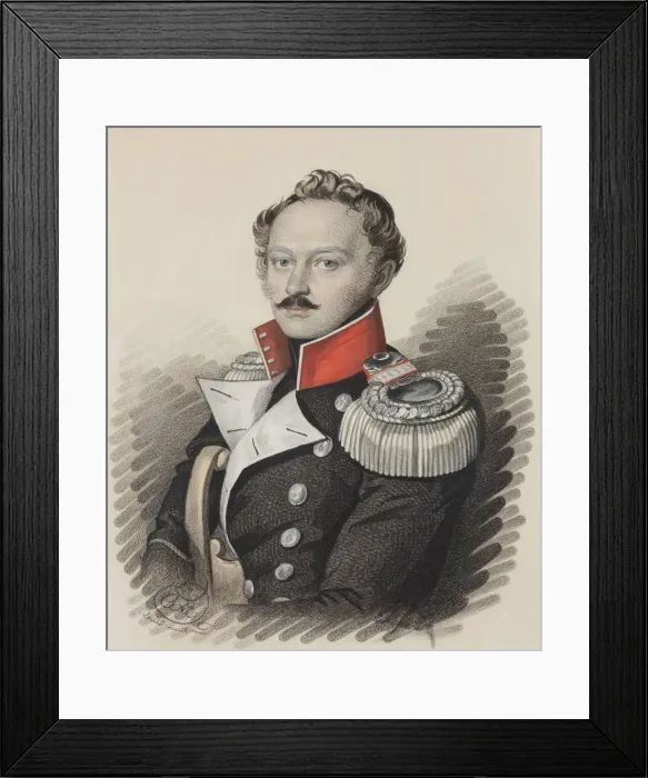 Framed Print : Portrait of Alexander Stepanovich Talyzin (1795-1858), End 1820s. Creator: Hampeln Framed Print : Portrait of Alexander Stepanovich Talyzin (1795-1858), End 1820s. Creator: Hampeln