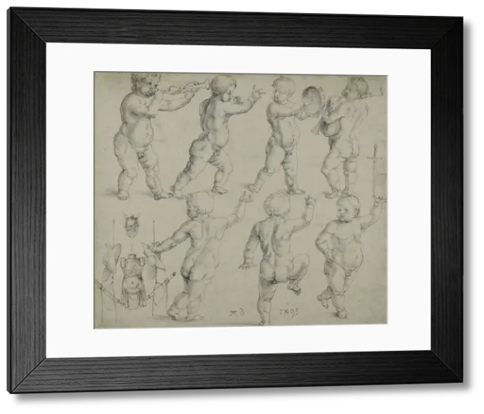 Framed Print : Putti, 1495. Creator: Dürer, Albrecht (1471-1528) Framed Print : Putti, 1495. Creator: Dürer, Albrecht (1471-1528)