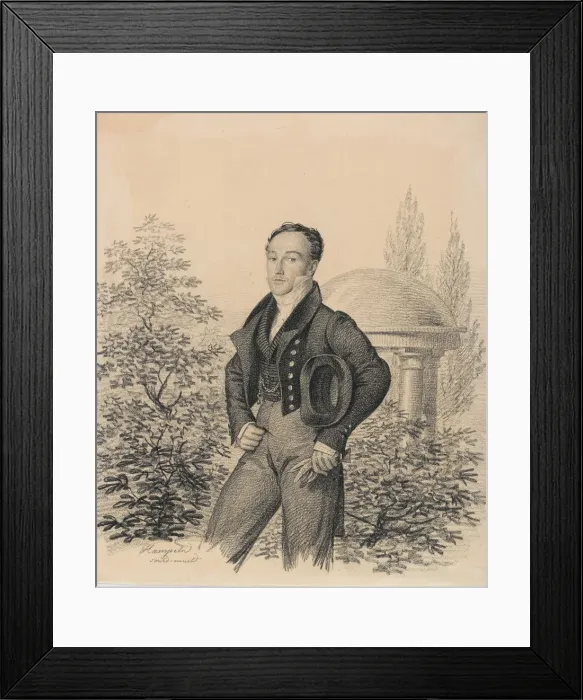Framed Print : Portrait of Nikolay Alexandrovich Kokoshkin (1792-1873), Early 1820s. Creator: Hampeln Framed Print : Portrait of Nikolay Alexandrovich Kokoshkin (1792-1873), Early 1820s. Creator: Hampeln