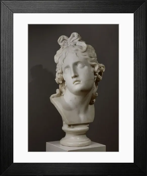 Framed Print : The Genius of Death, 1789. Creator: Canova, Antonio (1757-1822) Framed Print : The Genius of Death, 1789. Creator: Canova, Antonio (1757-1822)