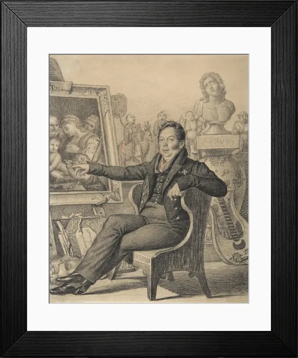 Framed Print : Portrait of Count Nikita Ivanovich Dondukov-Korsakov (1776-1857), 1821. Creator: Hampeln Framed Print : Portrait of Count Nikita Ivanovich Dondukov-Korsakov (1776-1857), 1821. Creator: Hampeln
