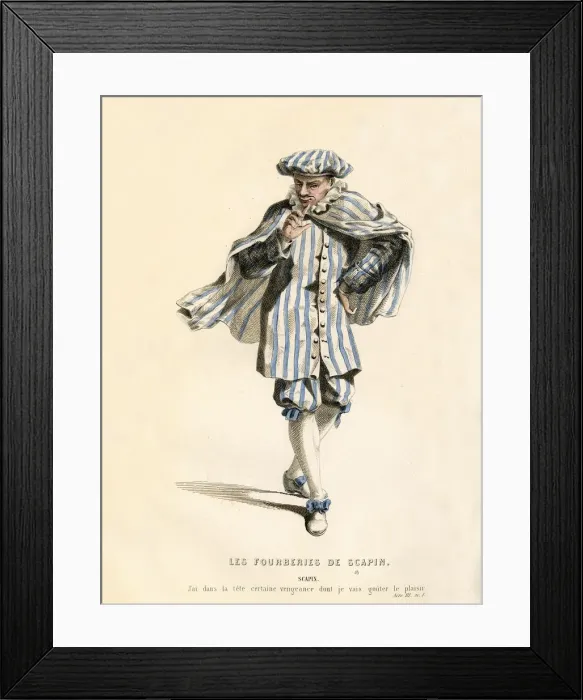 Framed Print : Scapin, 1868. Creator: Unknown Framed Print : Scapin, 1868. Creator: Unknown
