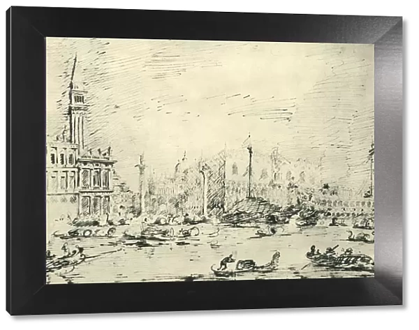 Venice: The Bacino di San Marco on Ascension Day 1729, (1943). Creator: Canaletto