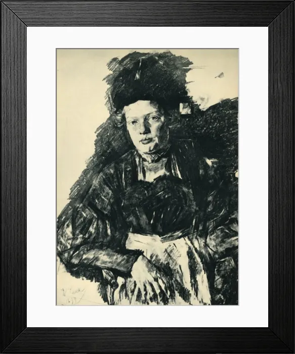 Framed Print : Die Wabn, 1899, (1943). Creator: Wilhelm Maria Hubertus Leibl