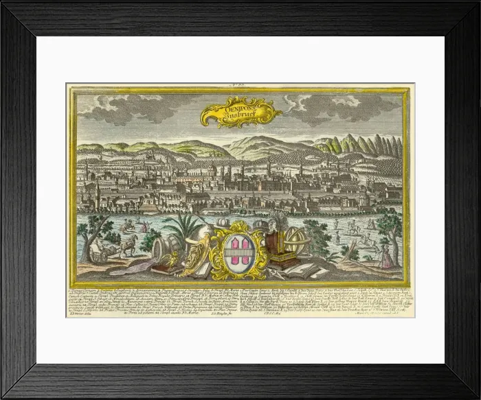 Framed Print : Innsbruck, c1740. Creator: Johann Georg Ringlin Framed Print : Innsbruck, c1740. Creator: Johann Georg Ringlin