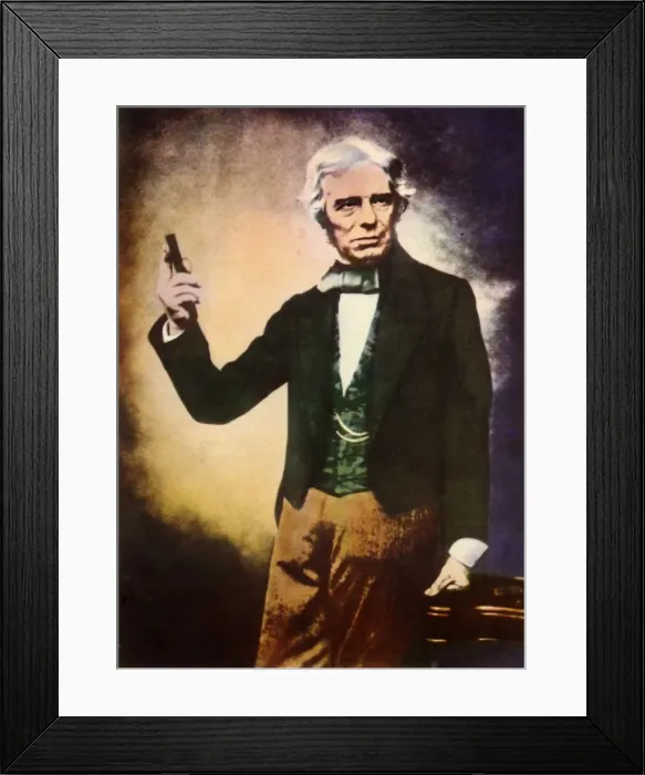 Framed Print : Michael Faraday, c1857. Creator: Maull & Polyblank Framed Print : Michael Faraday, c1857. Creator: Maull & Polyblank