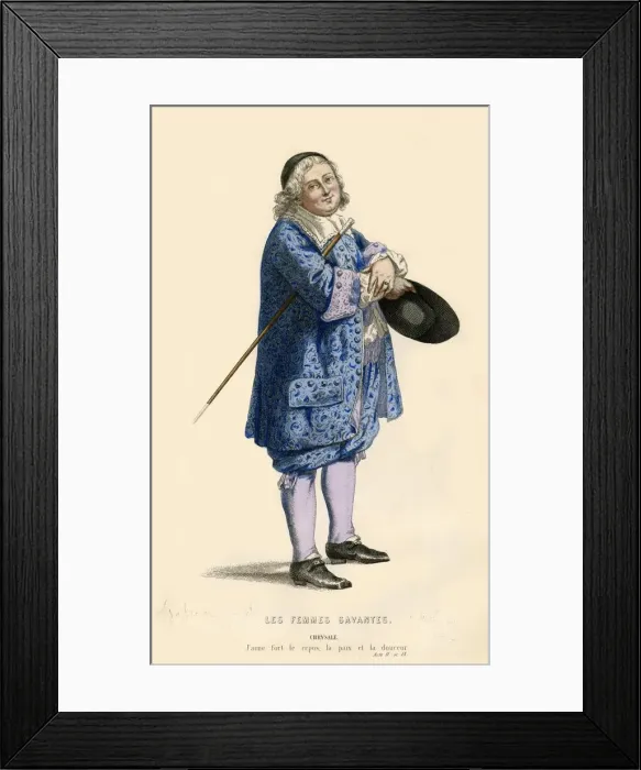 Framed Print : Chrysale, 1868. Creator: L Wolff Framed Print : Chrysale, 1868. Creator: L Wolff