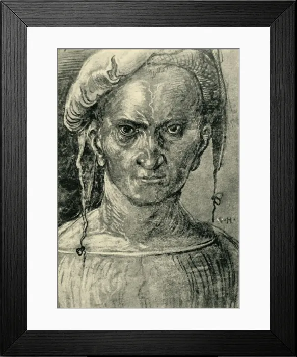 Framed Print : Portrait of a man, 1522, (1943). Creator: Wolf Huber Framed Print : Portrait of a man, 1522, (1943). Creator: Wolf Huber