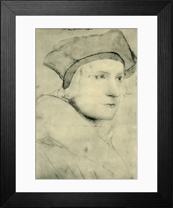 Framed Print : Sir Thomas More, c1526-1527, (1943). Creator: Hans Holbein the Younger Framed Print : Sir Thomas More, c1526-1527, (1943). Creator: Hans Holbein the Younger