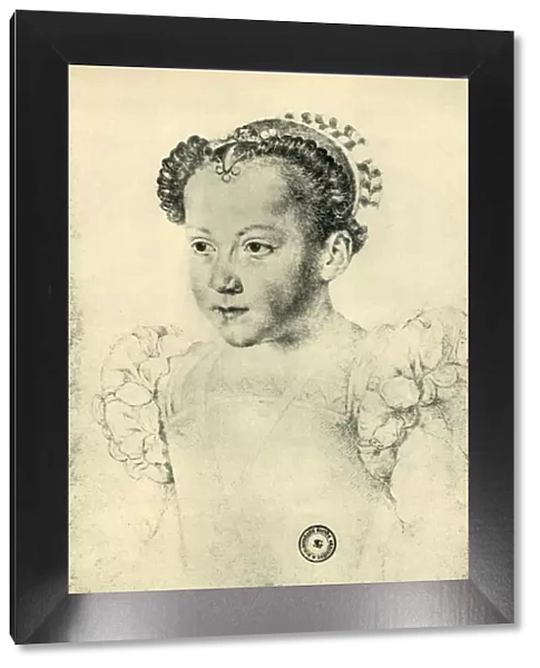 Marguerite de Valois, 1557, (1943). Creator: Francois Clouet