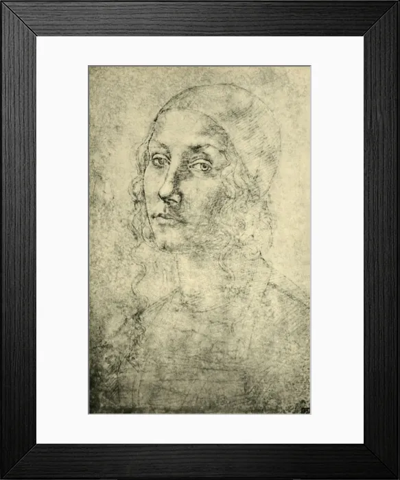 Framed Print : Portrait of a woman, late 15th-early 16th century, (1943). Creator: Perugino Framed Print : Portrait of a woman, late 15th-early 16th century, (1943). Creator: Perugino