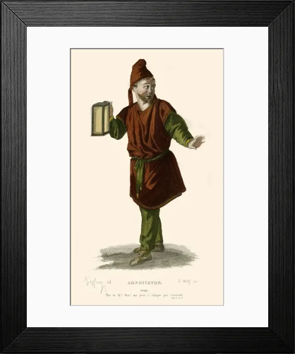 Framed Print : Sosie, 1868. Creator: L Wolff Framed Print : Sosie, 1868. Creator: L Wolff