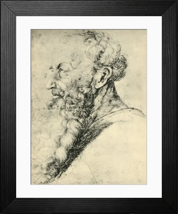 Framed Print : Portrait of Guido Guersi, 1513-1515, (1943). Creator: Matthias Gruenewald Framed Print : Portrait of Guido Guersi, 1513-1515, (1943). Creator: Matthias Gruenewald