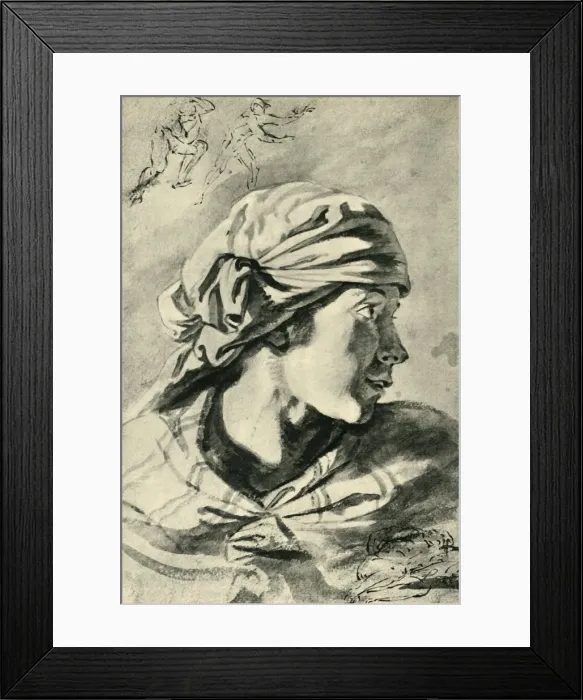 Framed Print : Head of a young woman, mid-late 17th century, (1943). Creator: Jan Siberechts Framed Print : Head of a young woman, mid-late 17th century, (1943). Creator: Jan Siberechts