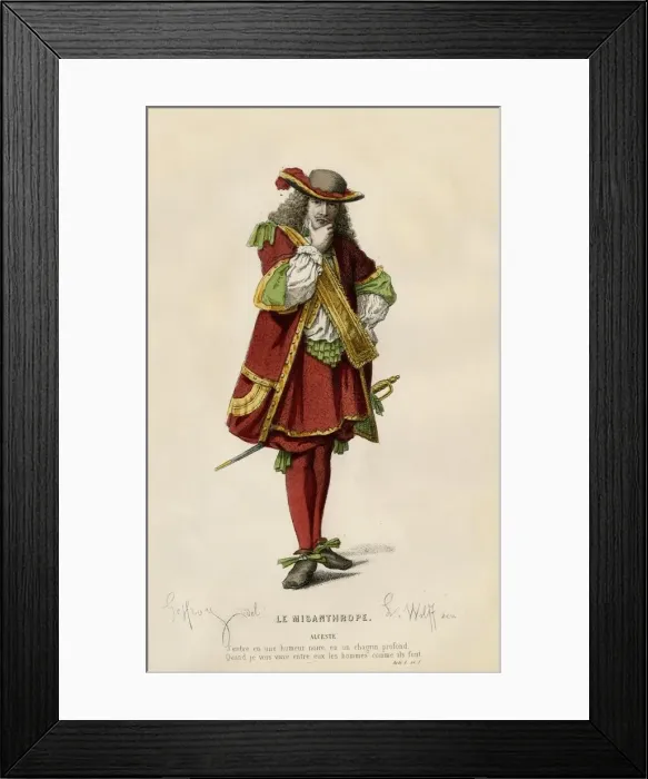 Framed Print : Alceste, 1868. Creator: L Wolff Framed Print : Alceste, 1868. Creator: L Wolff