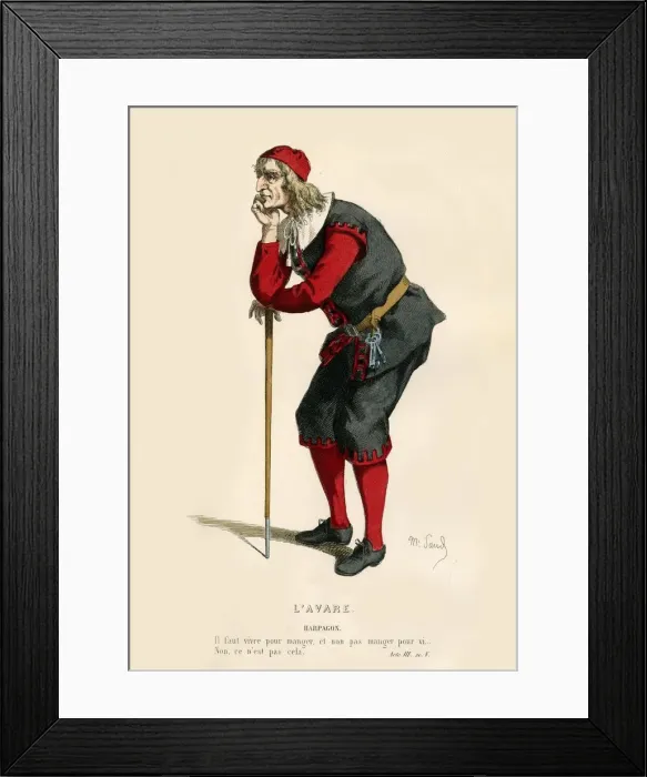 Framed Print : Harpagon, 1868. Creator: Unknown Framed Print : Harpagon, 1868. Creator: Unknown