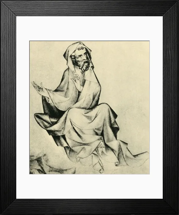Framed Print : Apostle, c1400, (1943). Creator: Unknown Framed Print : Apostle, c1400, (1943). Creator: Unknown