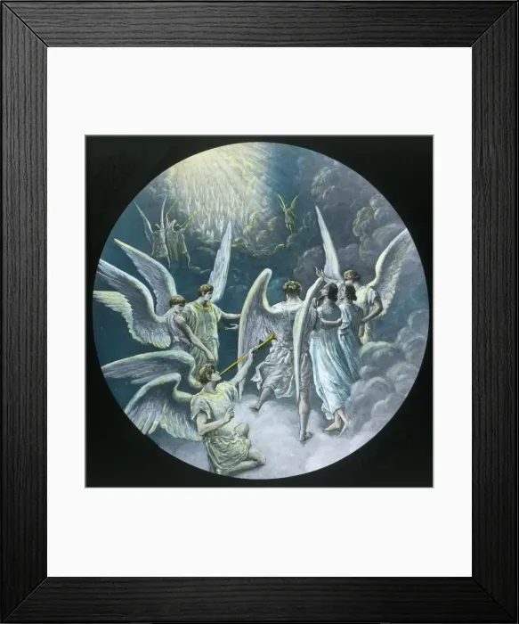 Framed Print : The Pilgrims ascend, c1910. Creator: Unknown Framed Print : The Pilgrims ascend, c1910. Creator: Unknown