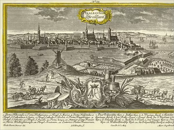 Stralsund, c1740. Creator: Johann Georg Ringlin