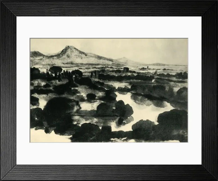 Framed Print : The River Tiber, Rome, Italy, c1640, (1943). Creator: Claude Lorrain Framed Print : The River Tiber, Rome, Italy, c1640, (1943). Creator: Claude Lorrain