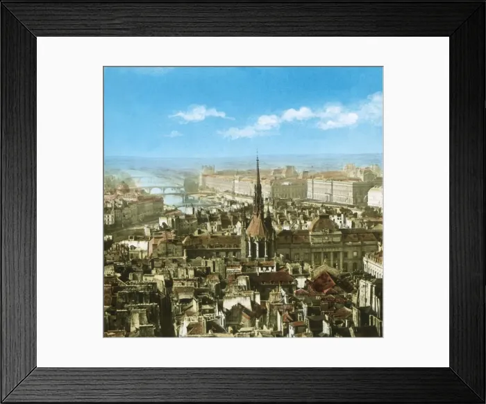 Framed Print : Sainte Chapelle in Paris. Creator: Unknown Framed Print : Sainte Chapelle in Paris. Creator: Unknown