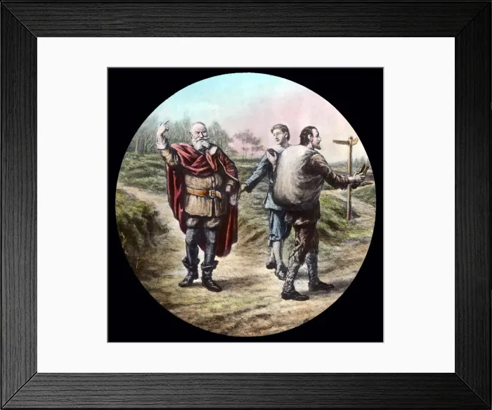 Framed Print : Obstinate goes home, c1910. Creator: Unknown Framed Print : Obstinate goes home, c1910. Creator: Unknown