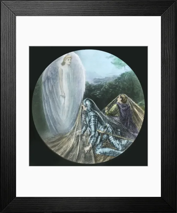 Framed Print : Entangled in the Net, c1910. Creator: Unknown Framed Print : Entangled in the Net, c1910. Creator: Unknown