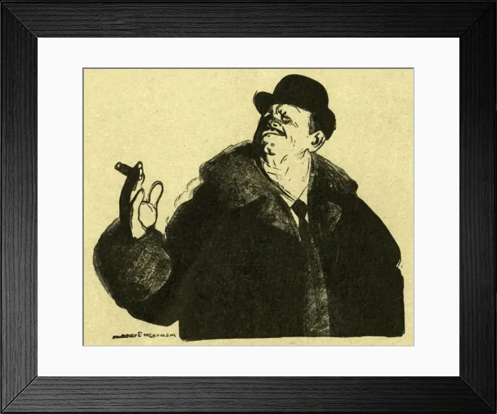 Framed Print : The Contractor, early 20th century. Creator: Albert Engstrom Framed Print : The Contractor, early 20th century. Creator: Albert Engstrom