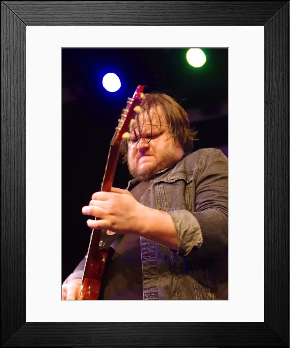 Framed Print : Matthew Long, Crawley Blues Club, Hawth, Crawley, West Sussex, 15 June 2019. Creator Framed Print : Matthew Long, Crawley Blues Club, Hawth, Crawley, West Sussex, 15 June 2019. Creator
