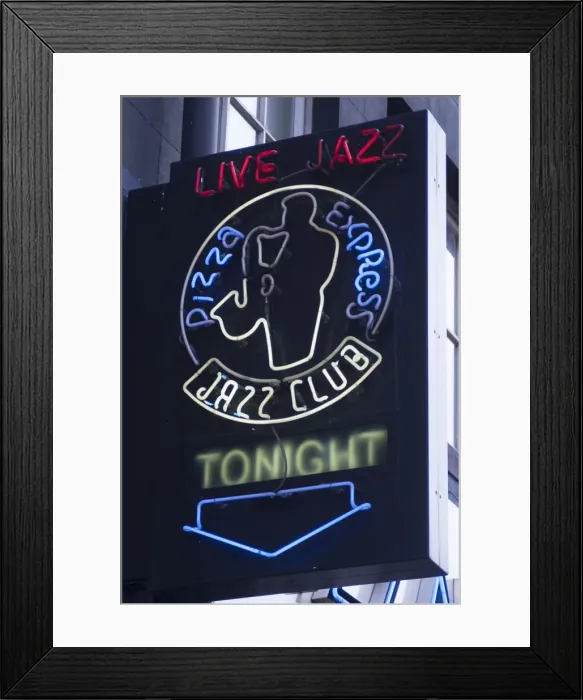 Framed Print : Pizza Express Jazz, Dean Street, London, W1, England. Creator: Ethel Davies; Davies, Ethel Framed Print : Pizza Express Jazz, Dean Street, London, W1, England. Creator: Ethel Davies; Davies, Ethel